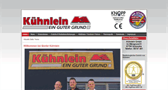 Desktop Screenshot of guenter-kuehnlein.de