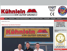 Tablet Screenshot of guenter-kuehnlein.de